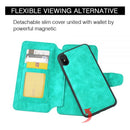 THE LUXURY 2 SERIES FLIP WALLET CASE FOR IPHONE XS / X - PURPLE