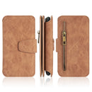 THE LUXURY 2 SERIES FLIP WALLET CASE FOR IPHONE XS MAX BROWN