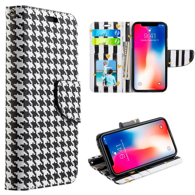 THE TRNDY LEATHER FLIP WALLET CASE FOR IPHONE XS MAX