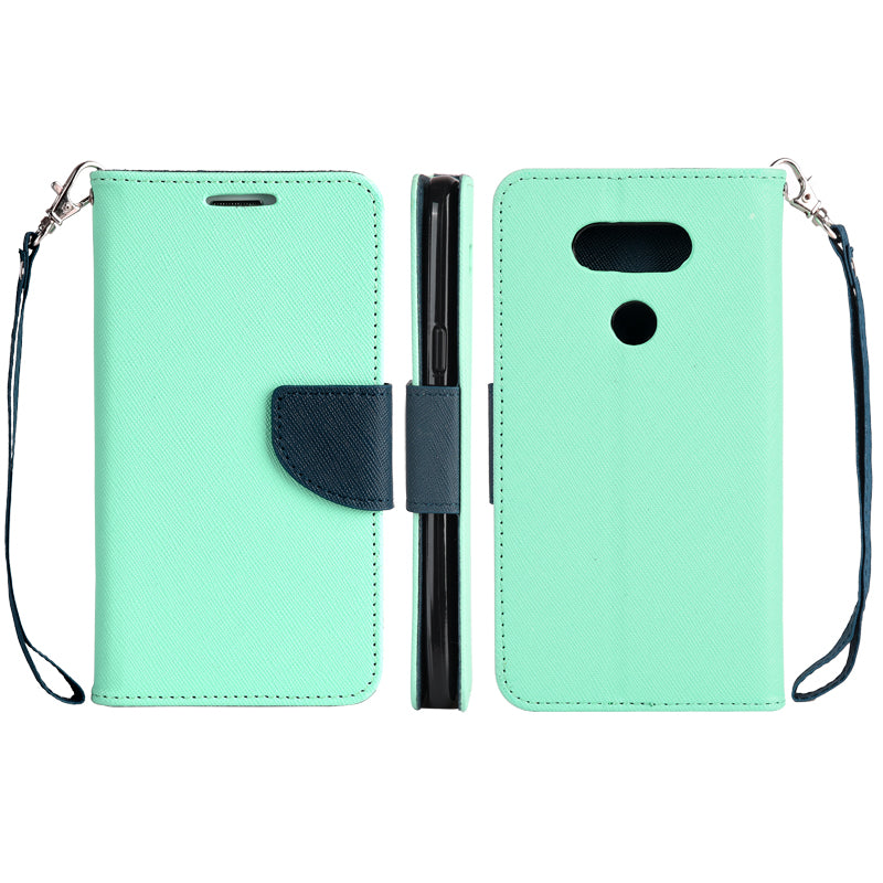 LG G5 DIARY WALLET TEAL + NAVY BLUE