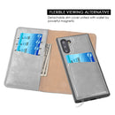 SAMSUNG GALAXY NOTE 10 LUXURY MAGNETIC FLIP LEATHER WALLET CASE W/ TRIO CARD