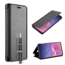 SAMSUNG GALAXY S10E THE TRANSPARENT METALLIC MIRROR FLIP CASE