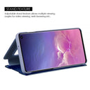 SAMSUNG GALAXY S10E THE TRANSPARENT METALLIC MIRROR FLIP CASE