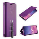 SAMSUNG GALAXY S10E THE TRANSPARENT METALLIC MIRROR FLIP CASE