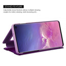 SAMSUNG GALAXY S10E THE TRANSPARENT METALLIC MIRROR FLIP CASE