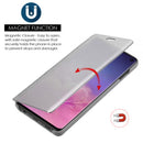 SAMSUNG GALAXY S10E THE TRANSPARENT METALLIC MIRROR FLIP CASE