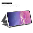 SAMSUNG GALAXY S10E THE TRANSPARENT METALLIC MIRROR FLIP CASE