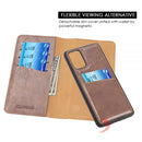 SAMSUNG GALAXY S20+ LUXURY 2ND GEN. DETACHABLE LEATHER CASE W CARD SLOT