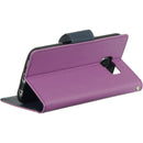 SAMSUNG GALAXY S6 DIARY WALLET PURPLE + NAVY BLUE