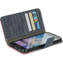 SAMSUNG GALAXY S6 WALLET POUCH JEANS PINK