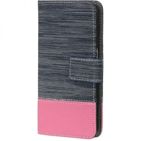 SAMSUNG GALAXY S6 WALLET POUCH JEANS PINK