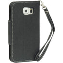 SAMSUNG GALAXY S6 PRINCESA WRISTLET POUCH BLACK + WHITE