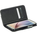 SAMSUNG GALAXY S6 PRINCESA WRISTLET POUCH BLACK + WHITE