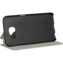 LEATHER FLIP CASE WITH STAND WOOD TEXTURE FOR SAMSUNG GALAXY S6