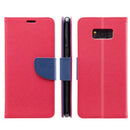 SAMSUNG GALAXY S8 DIARY WALLET RED + NAVY BLUE