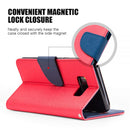 SAMSUNG GALAXY S8 DIARY WALLET RED + NAVY BLUE