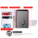 SAMSUNG GALAXY S9 TRNDY LEATHER FLIP WALLET CASE