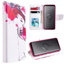 SAMSUNG GALAXY S9 TRNDY LEATHER FLIP WALLET CASE - HAUTE COUTURE
