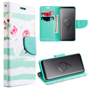 SAMSUNG GALAXY S9 TRNDY LEATHER FLIP WALLET CASE