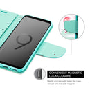 SAMSUNG GALAXY S9 PLUS TRNDY LEATHER FLIP WALLET CASE