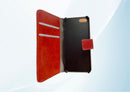Flip Leather Wallet Pouch Cover For iPhone 5 / 5G / 5S  with 3 Screen Protectors