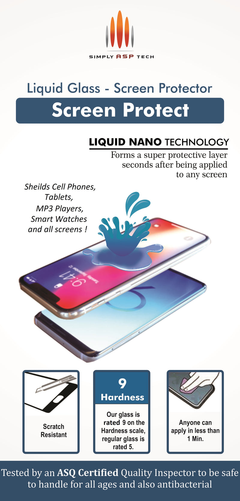 SimplyASP Tech Liquid Glass Screen Protector - SimplyASP Tech
