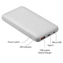 UNIVERSAL POWER BANK 18W PD POWER QUICK CHARGE 3.0 FCC ROHS CERTIFIED