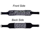 Adjustable Running Waist Pack w/ 3 Pockets, Water Resistant fits All Smartphones