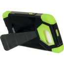 SAMSUNG GALAXY S6 HYBRID TRIANGLE BLACK PC + SILICONE