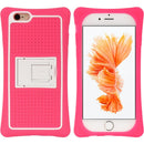 FOR IPHONE 6 / 6S ANTI-SHOCK KIDS FRIENDLY SILICONE CASE WITH STAND - BLACK