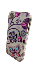 IPHONE 4 SPOT DIAMOND CASE DANCING BUTTERFLY