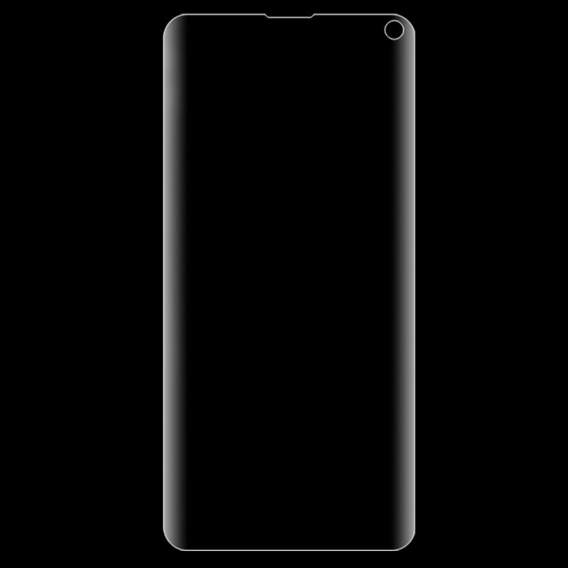 SAMSUNG GALAXY S10 PREMIUM FULL COVERAGE CURVED PET SCREEN PROTECTOR CLEAR