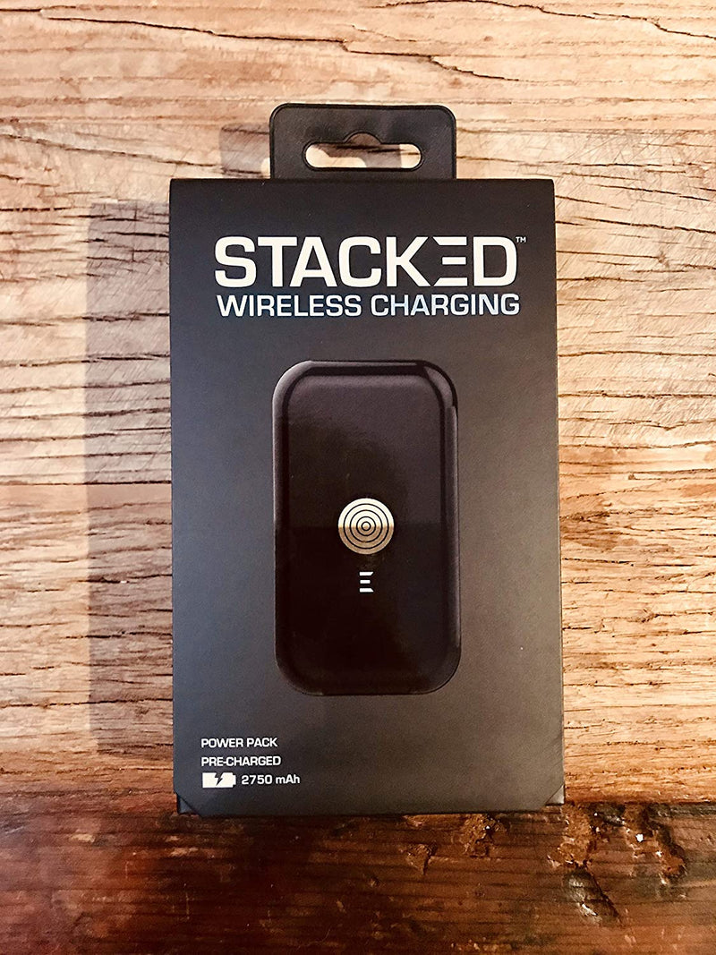 Stacked Wireless Charging Power Pack, Black (Power Pack Only)