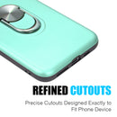 RUBBERIZED ANTI SLIPPERY CASE WITH METAL ROTATABLE RINGSTAND for IPHONE 11 PRO
