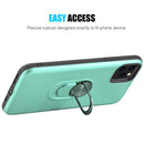 RUBBERIZED ANTI SLIPPERY CASE WITH METAL ROTATABLE RINGSTAND for IPHONE 11 PRO