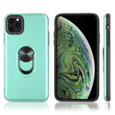 RUBBERIZED ANTI SLIPPERY CASE WITH METAL ROTATABLE RINGSTAND for IPHONE 11 PRO