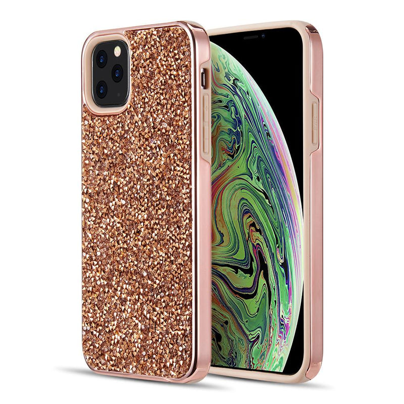 DIAMOND PLATINUM COLLECTION  BUMPER CASE ELECTROPLATED FRAME IPHONE 11 PRO
