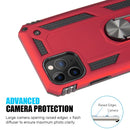 RUBBERIZED CASE SHOCK ABSORPTION & ROTATABLE RING STAND FOR IPHONE 11 PRO