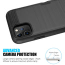HYBRID CARD TO GO CASE BLACK  W/ SILK BACK PLATE FOR IPHONE 11 PRO - BLACK