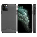for IPHONE 11 PRO LUXMO KARDCASE 2in1 WALLET CASE W/ SILK BACK PLATE KICKSTAND