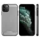 for IPHONE 11 PRO LUXMO KARDCASE 2in1 WALLET CASE W/ SILK BACK PLATE KICKSTAND