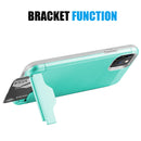 for IPHONE 11 PRO LUXMO KARDCASE 2in1 WALLET CASE W/ SILK BACK PLATE KICKSTAND