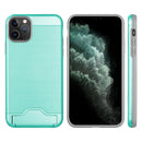 for IPHONE 11 PRO LUXMO KARDCASE 2in1 WALLET CASE W/ SILK BACK PLATE KICKSTAND