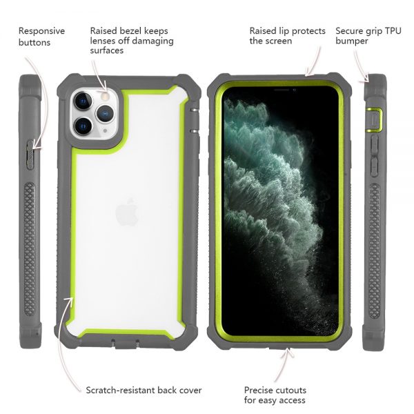 THE VISPRO DUAL TONE TOUGH HYBRID CASE FOR IPHONE 11 PRO