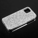IPHONE 12 MINI DIAMOND PLATINUM BUMPER CASE ELECTROPLATED FRAME BLACK