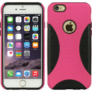 FOR IPHONE 6 / 6S HYBRID CASE BLACK TPU + GRENADE PC -