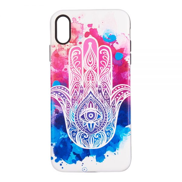 ART POP SERIES 3D EMBOSSED PRINTING HYBRID CASE FOR IPHONE XS MAX - DESIGN 010