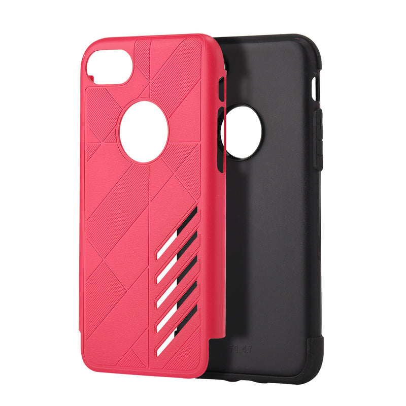FOR IPHONE 7 MOVEMENT HYBRID CASE TPU + PC COVER