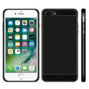 FOR IPHONE 7 CARBON GRADE HYBRID CASE WITH BLACK FRAME