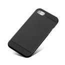 FOR IPHONE 7 CARBON GRADE HYBRID CASE WITH BLACK FRAME